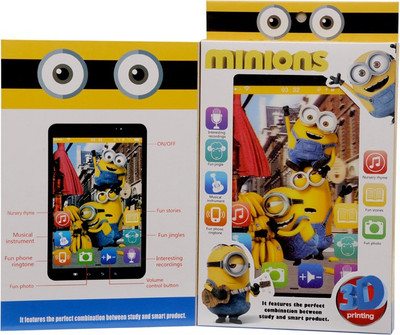 

Montez Minion Story Learning Tablet For Kids With Stand(Pink)