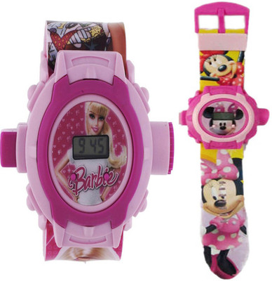 

Aquaras FABRIC AND MICKEY MOUSE 24 IMAGE PROJECTOR WATCH(Multicolor)