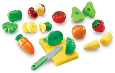 

Learning Resources Pretend & Play Sliceable Fruits &Veggies(Multicolor)