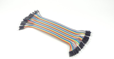 

Explore Embedded Male Jumper Wires - Pack of 40(Multicolor)