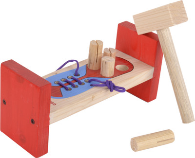 SKILLOFUN Cobbler's Bench(Red, Brown) SKILLOFUN Cobbler's Bench(Red, Brown)