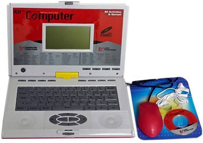 

Fantasy India 80 Activities Kids Talking Educational Laptop With Mouse Cd Drive And Headphone(Multicolor)