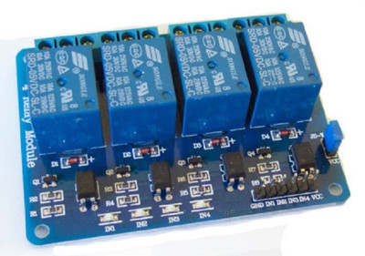 

Xcluma 4 Channel 5v Relay Board Module Relay Expansion Board For Arduino Rasp Be0035(Blue)