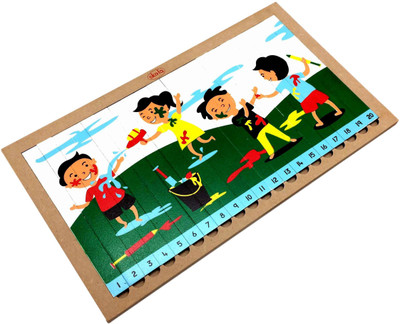 

Skola Sequencing Puzzle: Holi - Learn number system from 1 to 20(Multicolor)