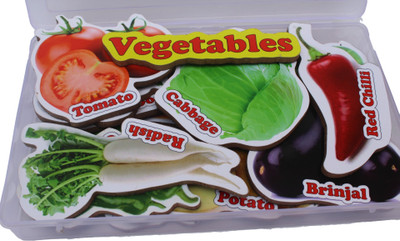 

Enigmatic Woodworks MAGNETIC CUTOUTS - VEGETABLES(Multicolor)