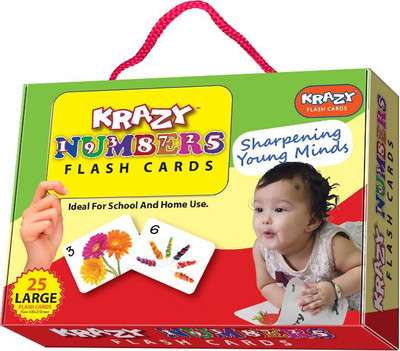 

Mind Wealth Krazy Numbers Flash Cards(Orange, Red, Green)