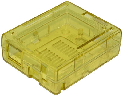 SB COMPONENTS Transparent Yellow Case for Arduino YUN(Yellow)
