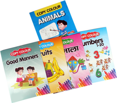

Homeshopeez Activity Drawing Book Set - 2(Multicolor)