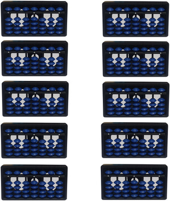 

Sae Fashions 7 ROD BLUEABACUS KIT SET OF 10(Blue)