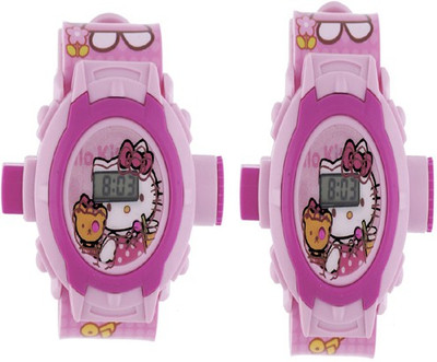 

Aquaras HELLO KITTY 24 IMAGE PROJECTOR WATCH(Pink)