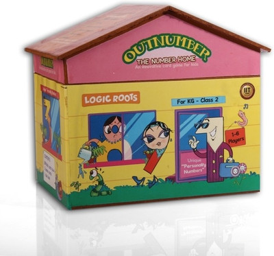 

LogicRoots Logic Roots Number Recognition and Counting Toy OUTNUMBER Educational Math Card Game(Multicolor)