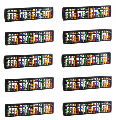 Djuize 17 Rod Multicolor Abacus Set of 10(Multicolor)