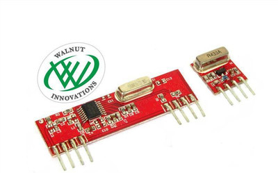 

Walnut Innovations 433Mhz RF Wireless Transmitter Receiver Module(Red)