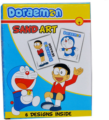 

GRV Kreations Doreamon Sand Art(Multicolor)