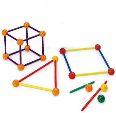 

Math Buddy Labs Stic and Ball 3D Geometry Set(Multicolor)