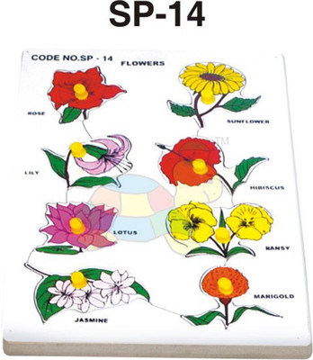 

Little Genius Flowers-Tray(Multicolor)