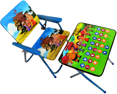 

Tabu Study Table With Chair(Multicolor)