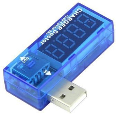 

Xcluma DIGITAL USB MOBILE CHARGING CURRENT VOLTAGE TESTER METER MINI USB BE0317(Blue)