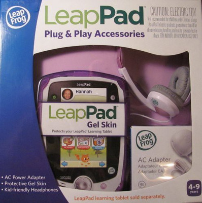 

LeapFrog LeapPad Plug & Play Accessories Exclusive Purple Gel Skin, AC Adapter and Headphones(Multicolor)