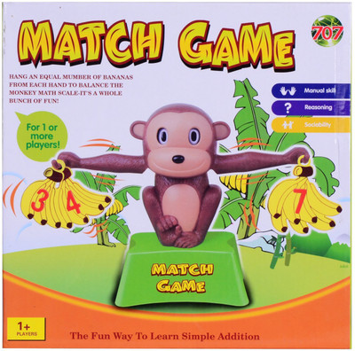 

Planet of Toys Educational Match Game Learn Addition(Multicolor)