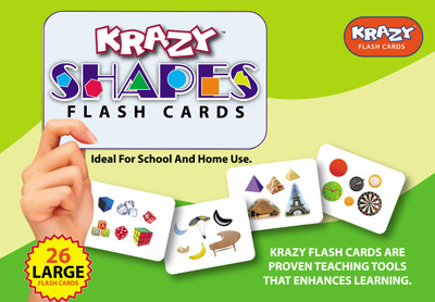 

Mind Wealth Krazy Shapes Flash Cards(Green, Green)