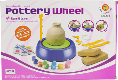 Ayaan Toys Pottery Wheel(Green)