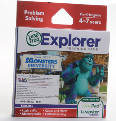 

LeapFrog Explorer Disney Pixar Monsters University(Multicolor)