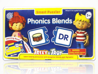 

Trixy Troy Iken Smart Puzzler-Phonics Blends(Yellow, Blue)