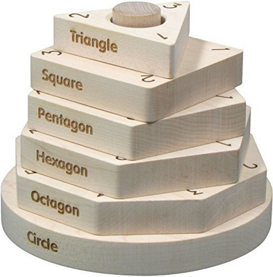 

Maple Landmark Natural Shape Stacker - Made in USA(Multicolor)
