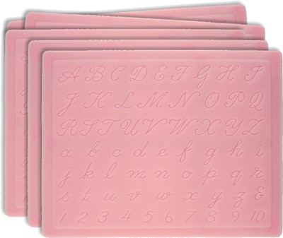 

EduMart.in Handwriting Improvement Slate Alphabet Cursive Uppercase and Lowercase With Numbers 1 to 10 - Pack of 5(Multicolor)
