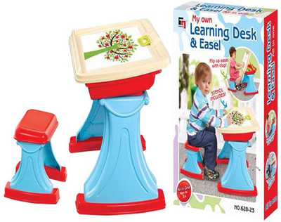 

Ayaan Toys Learning Desk and Easel(Blue, Red)