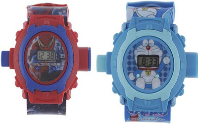 

Aquaras SPIDERMAN AND DOREMON 24 IMAGE PROJECTOR WATCH(Multicolor)