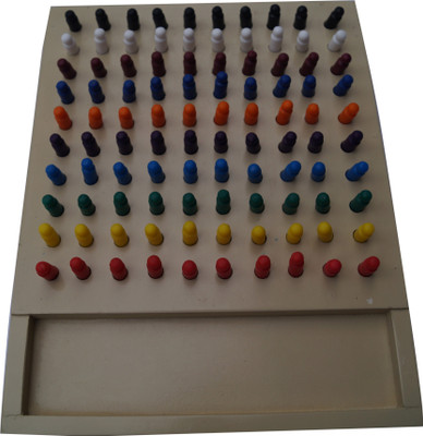 

ABC Kids World 100 Peg Board(Multicolor)