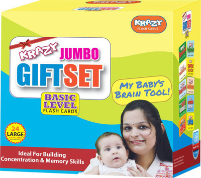

Mind Wealth Krazy Flash cards Basic Jumbo set(Pink)
