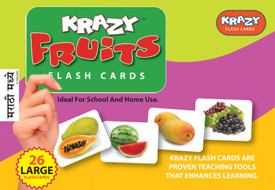 

Mind Wealth Krazy Fruits - Marathi Flashcards(Pink, Green)