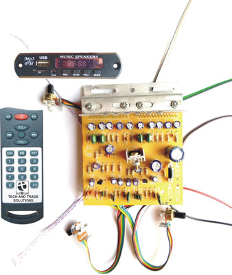 

Tech And Trade 100W DIY STEREO AUDIO AMPLIFIER CIRCUIT KIT BOARD BASS TREBLE 4440 IC MODULE SOUND CARD(Black)