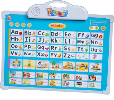

Techhark 2 in1 Playmat Kids Educational Learning Tablet and White Board(Multicolor)