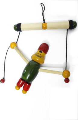 

Aatike Chimpu- Puppet Monkey(Red, Green)