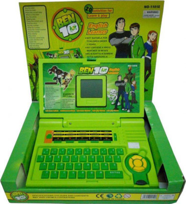 

24 Carat UPDATED NEW Ben 10 English learner laptop for Kids(Green)