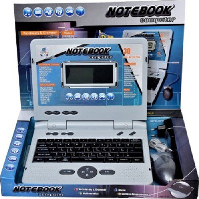 

VABA EDUCATIONAL KIDS NOTEBOOK COMPUTER WITH 30 FUN ACTIVITIES(Grey)