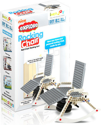 

iKen Joy Rocking chair(White, Grey)