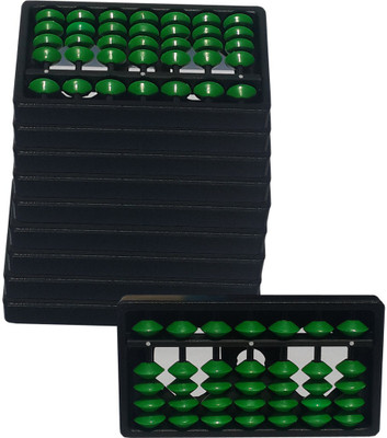 

Sae Fashions 7 ROD GREEN ABACUS KIT SET OF 10(Green)