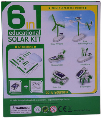 

RR Enterprizes 6 in 1 Educational Solar Robot Kit For Toys(Multicolor)