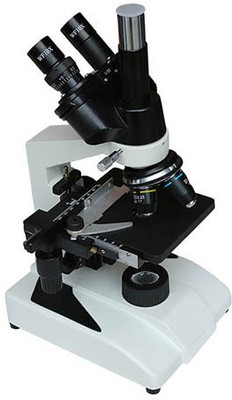 Ghetz SF40t Series Trinocular Compound Microscope, Achromatic objectives 4x10x&40x100x(White)