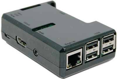 

SB COMPONENTS Black Case for Raspberry Pi Model B+ Latest from UK(Black)