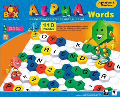 

Toysbox Alpha Words - Alphabets & Numbers(Multicolor)