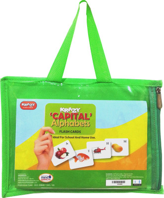 

Mind Wealth Krazy Capital Alphabets Flash Cards