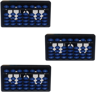 Sae Fashions 7 ROD BLUEABACUS KIT SET OF 3(Blue)