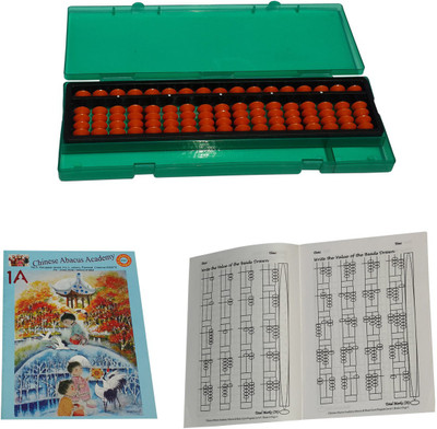 

CHINESE ABACUS ACADEMY 17 ROD ORANGE STUDENTS KIT WITH BOX AND TWO WORK BOOKS(Orange)