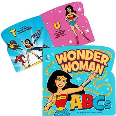 

DC Comics Wonder Woman ABC Book (Alphabet Board Book)(Multicolor)